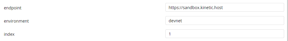 Kinetic Plugin Settings